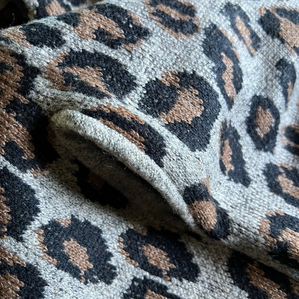 ❤️ BEAUTIFUL LEOPARD CARDIGAN Sz M - Picture 5 of 9